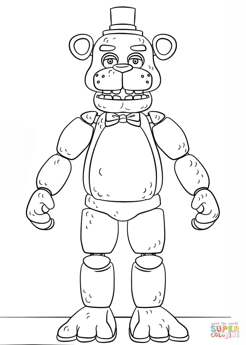 824x1154 Colorful Toy Bonnie Coloring Pages Fnaf 21752