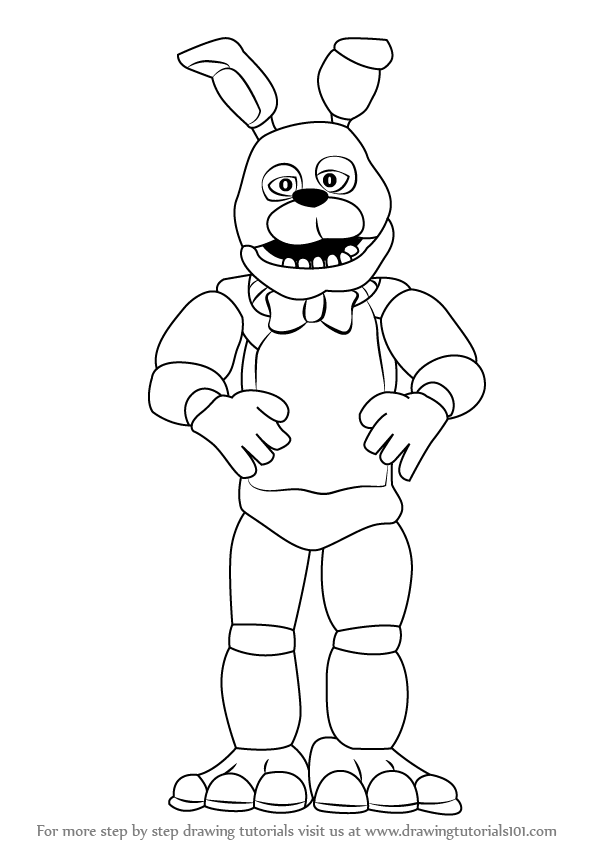 594x844 Bonnie Is An Animated Rabit With Magenta Eyes.bonnie Cartoon Is