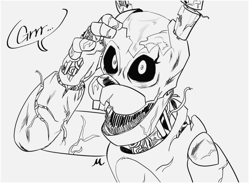 827x609 Fnaf Coloring Sheets Design 131 Best Fnaf To Print Free