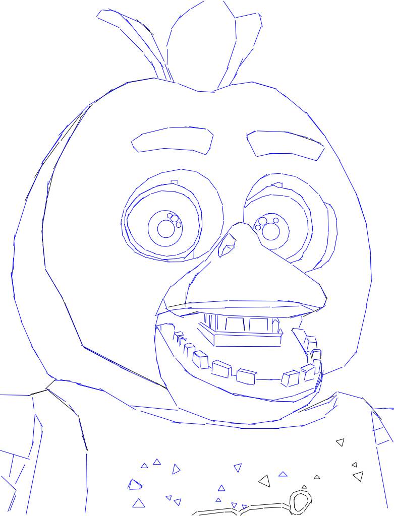 781x1024 Chica Coloring Page By Janusek5