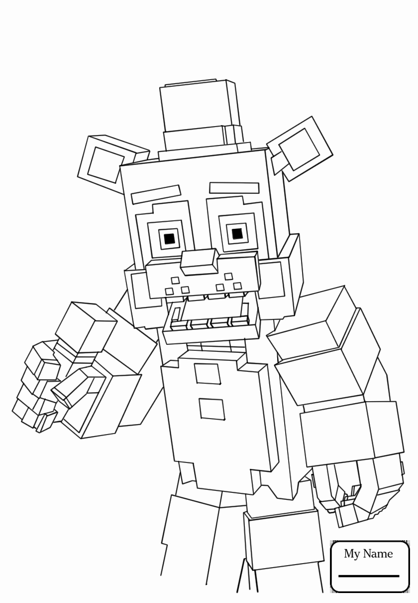 840x1210 Fnaf 4 Coloring Pages All Characters Photos Five Nights