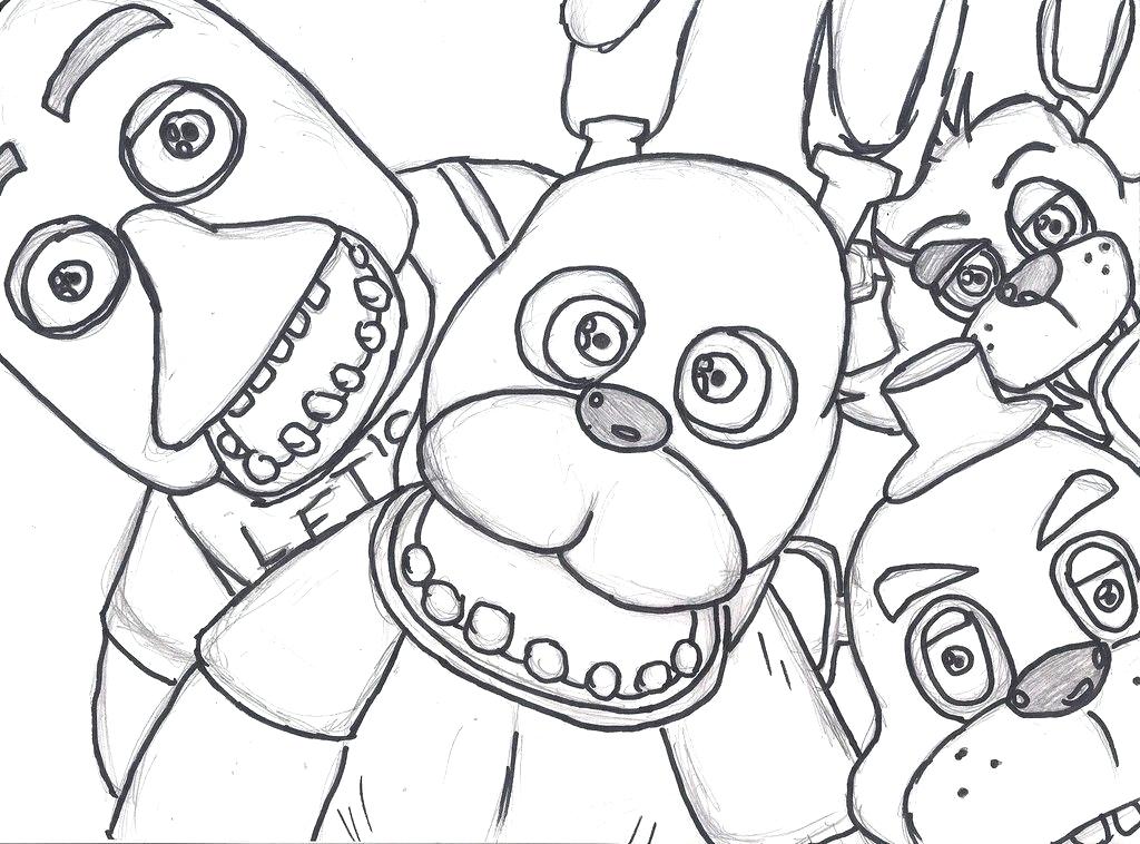 1024x758 Fnaf Coloring Pages Printable Coloring Pages Free Printable Fnaf