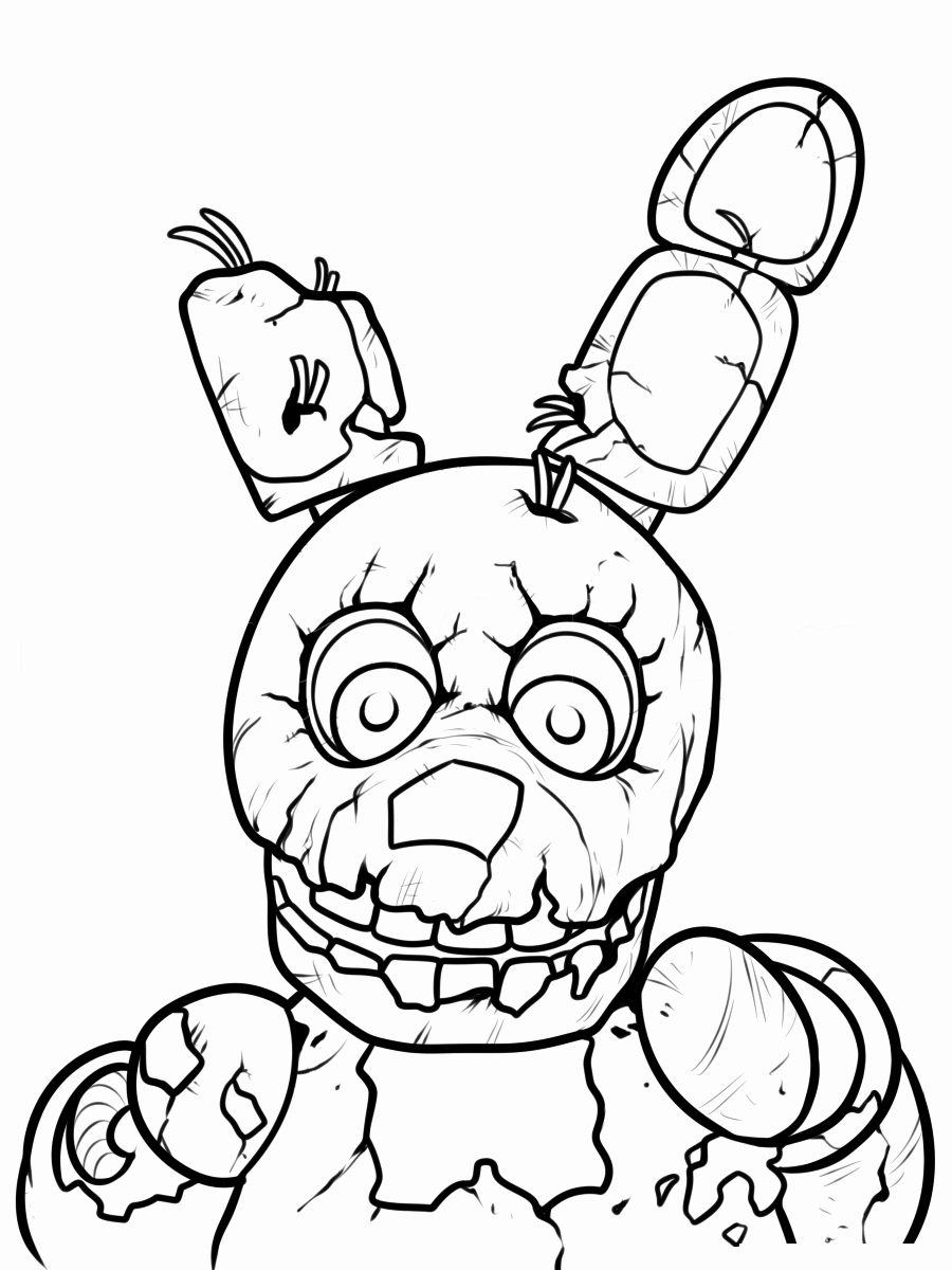 900x1200 Fnaf Mangle Coloring Pages Photos Fnaf Coloring Pages 21