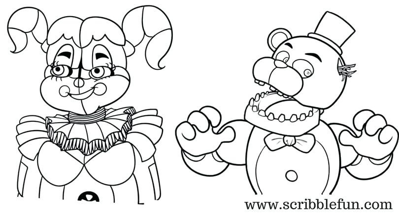 810x450 Fnaf Coloring Book Adult Coloring Book Mandala Coloring Fnaf