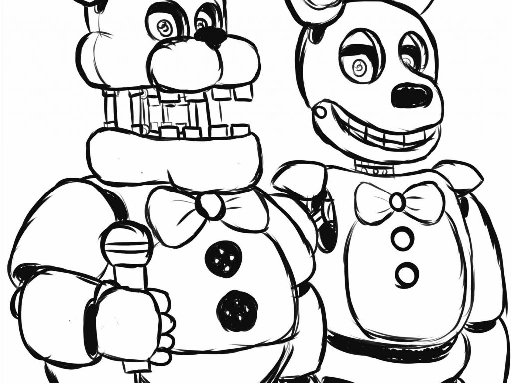1024x768 Fnaf Coloring Pages Download Fnaf Sister Location Coloring Pages