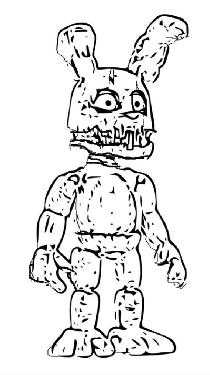 670x1196 Best Of Fnaf Coloring Pages Marionette Alltoys