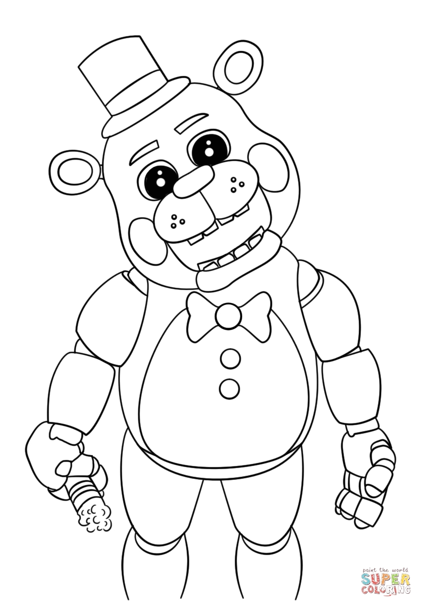 824x1186 Awesome Fnaf Coloring Pages C Gallery Great Collection