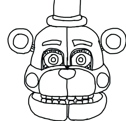 512x492 Fnaf 2 Coloring Pages Printable Icontent