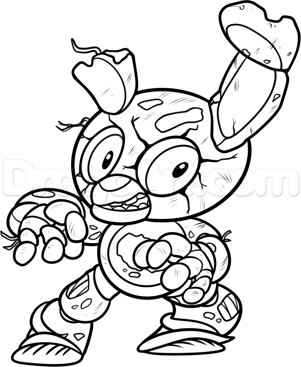 963x1173 Spring Trap Coloring Pages