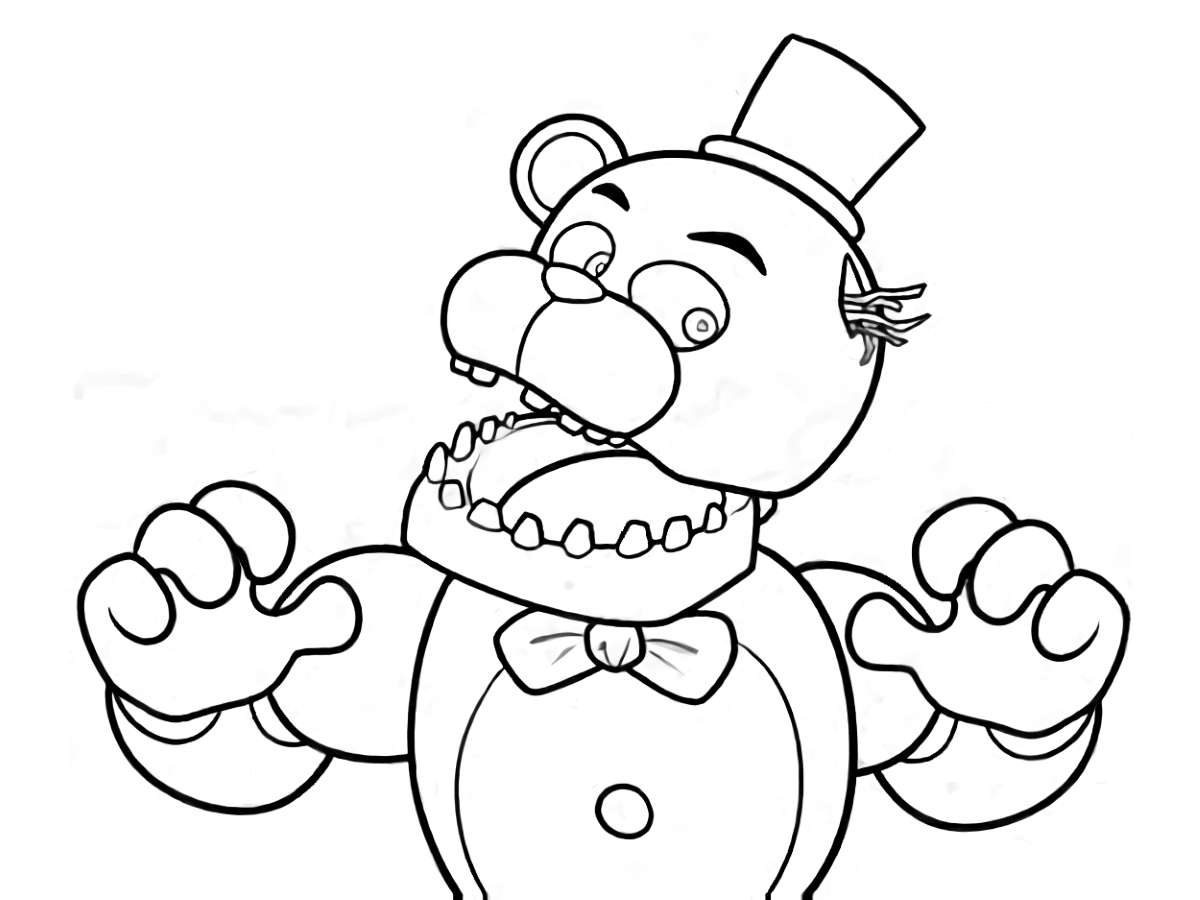 1200x900 Delightful Decoration Fnaf Coloring Pages Fnaf Coloring Pages 18