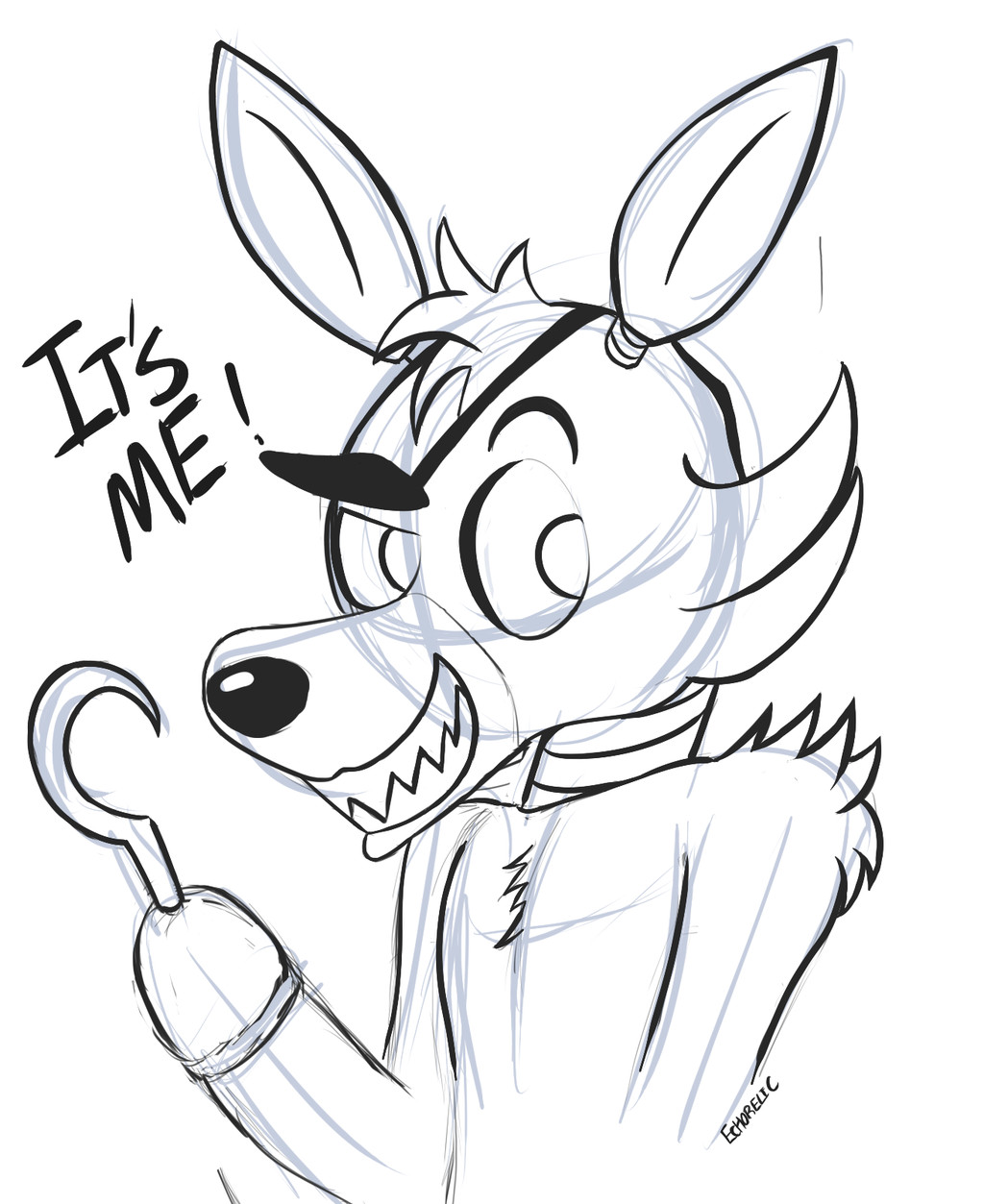1024x1253 Foxy Coloring Pages Five Nights At Freddys Free Colouring 2 19