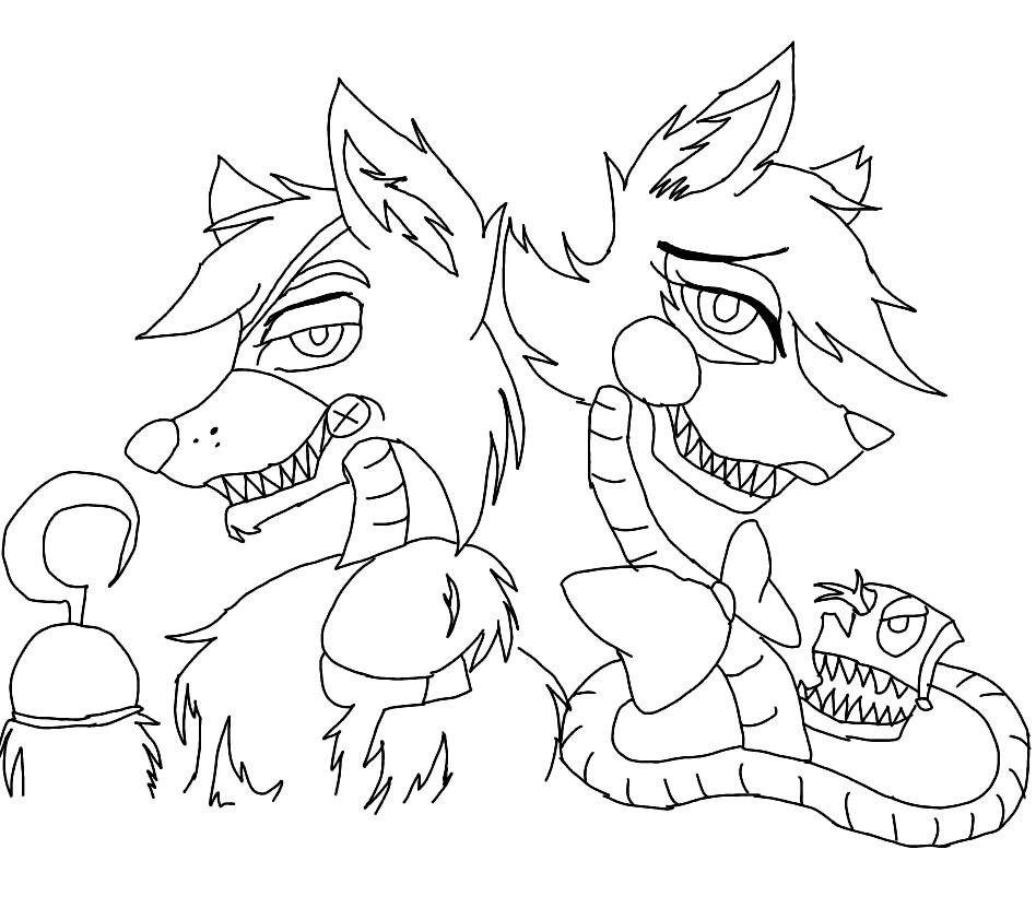 948x842 Mangle Drawing 12 Remarkable Fnaf Coloring Pages