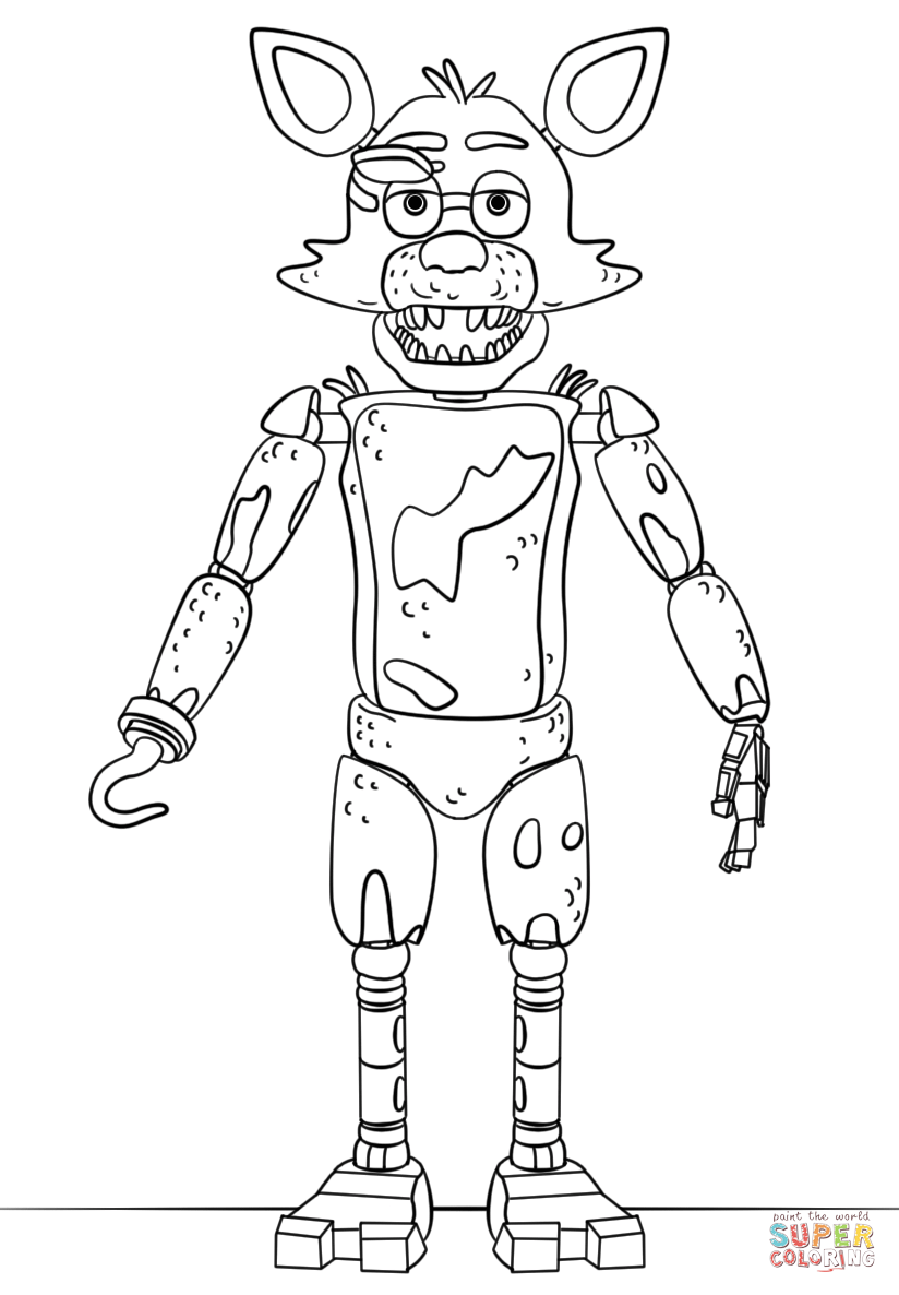 824x1186 Fnaf Coloring Games