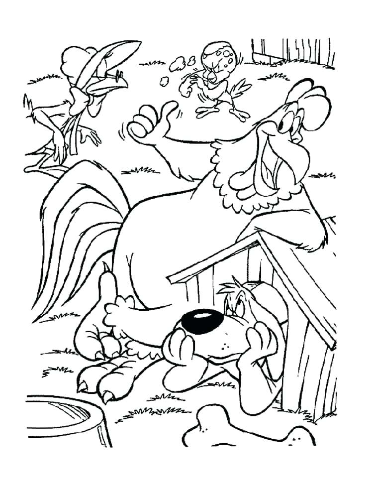 Foghorn Leghorn Coloring Pages