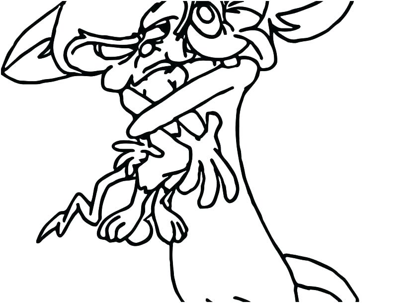 827x609 Foghorn Leghorn Colouring Pages Coloring Dot Page And The Brain