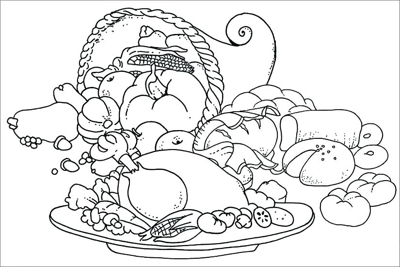 825x550 Food Chain Coloring Page