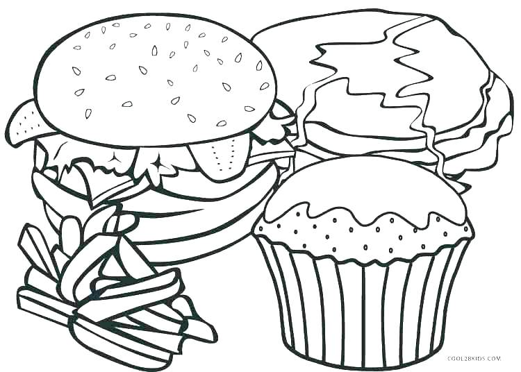 750x536 Coloring Food Coloring Pages Food Color Of And Drink Coloring