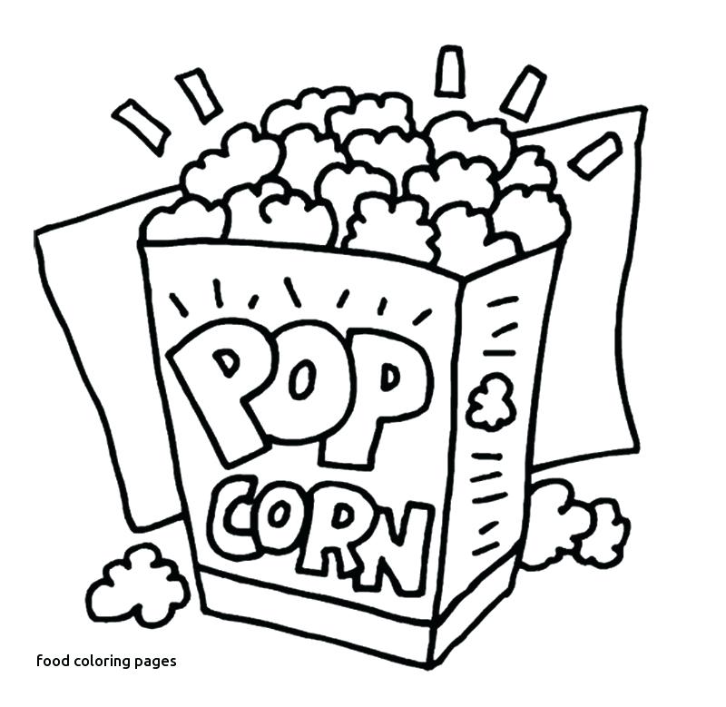 800x779 Coloring Pages Of Food Colouring Pages Of Food Items