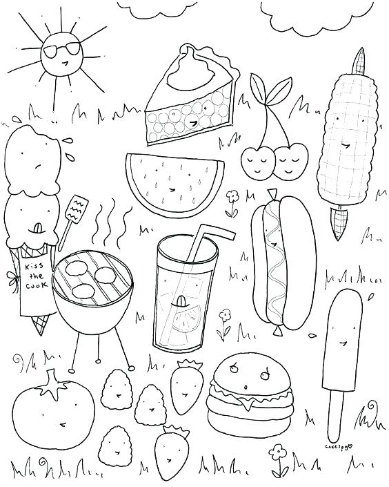 564x705 Funny Coloring Book Pages Pin By On Colouring Ideas Summer Food