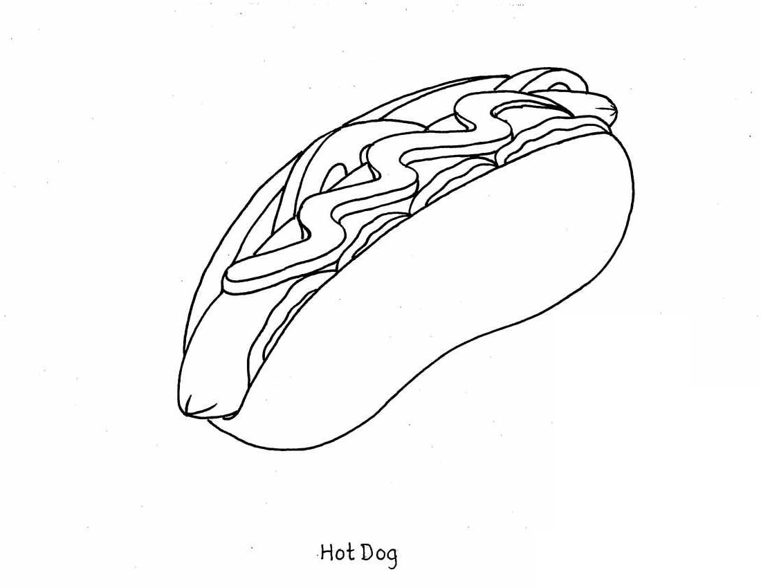 1100x850 Exploit Mexican Food Coloring Pages Free Printable For Kids