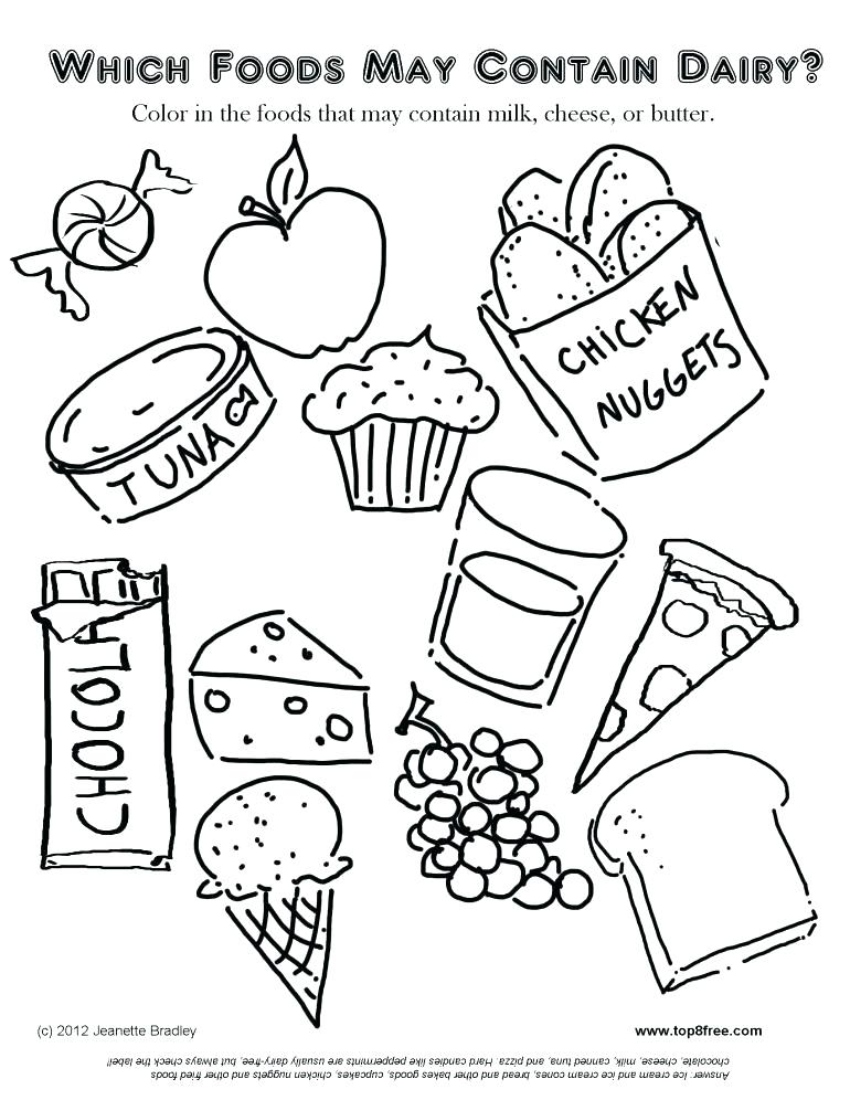 770x996 Food Group Coloring Pages Food Groups Coloring Pages Super Ideas