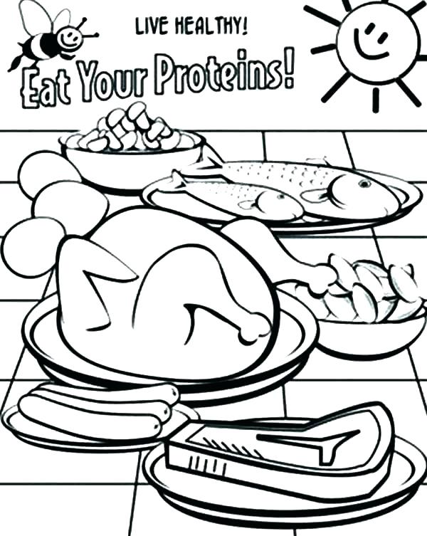 600x753 Food Groups Coloring Pages S Food Groups Colouring Sheets