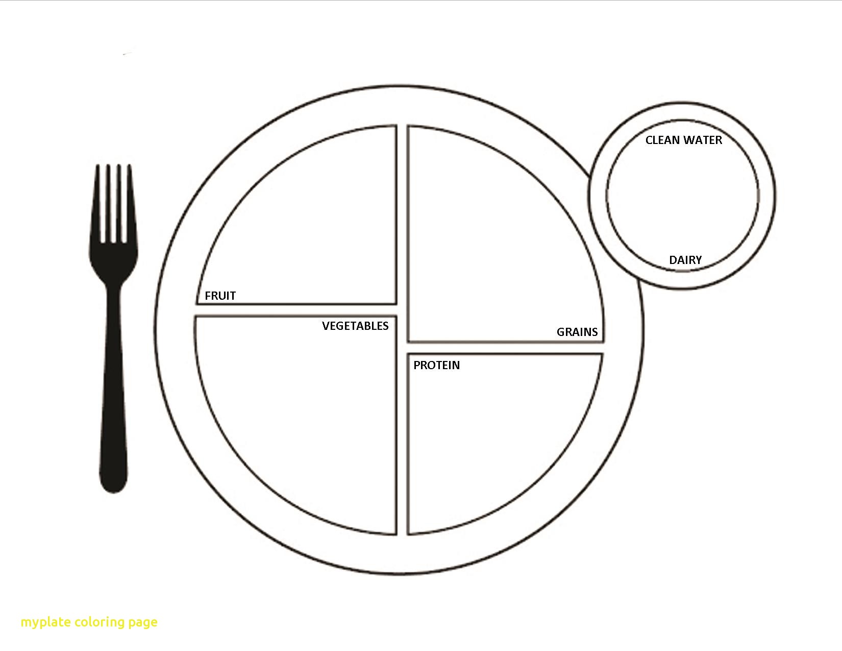 1650x1275 Myplate Coloring Page With My Plate Coloring Page