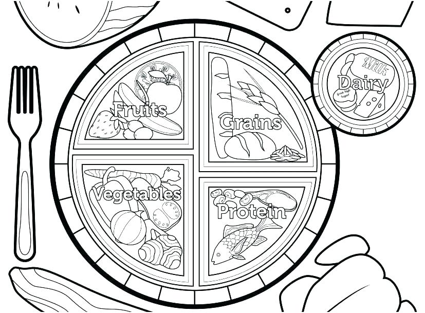 827x609 Coloring Pages Of Food Coloring Page Awesome Nutrition Coloring