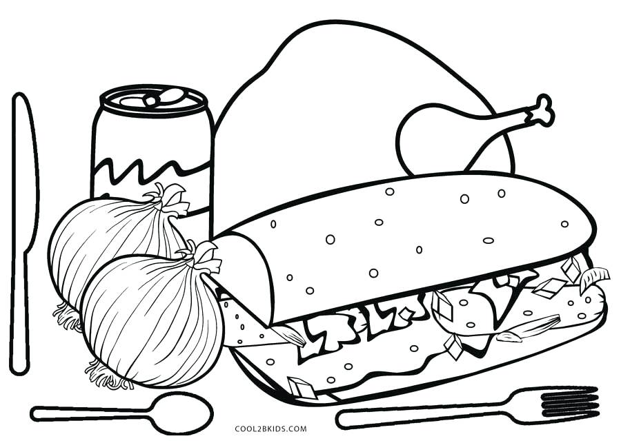 900x643 Coloring Pages Food Food Coloring Pages Coloring Pages Food