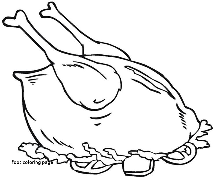 Foot Coloring Page