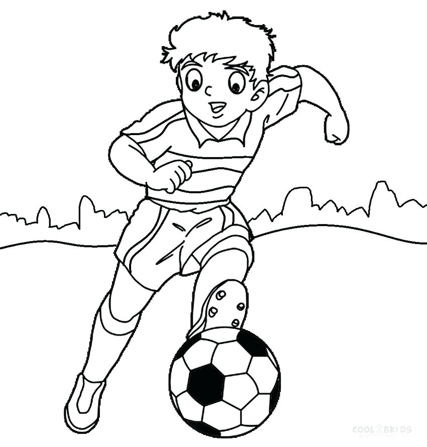 850x890 Soccer Fun Coloring Page Print A Soccer Ball And Pair Of Soccer