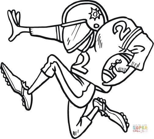 504x456 Coloring Pages Of Football