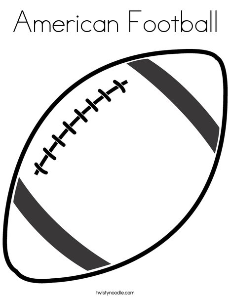 468x605 American Football Coloring Page