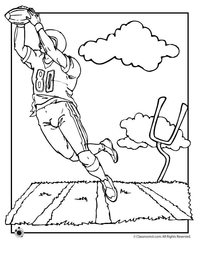 Football Coloring Pages Free Printable