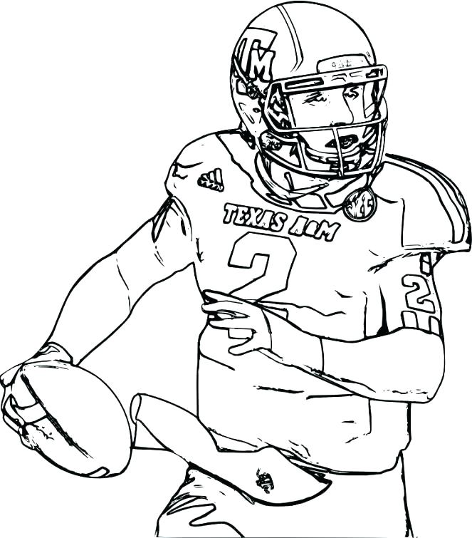663x755 Free Printable Football Coloring Pages Coloring Pages Numbers