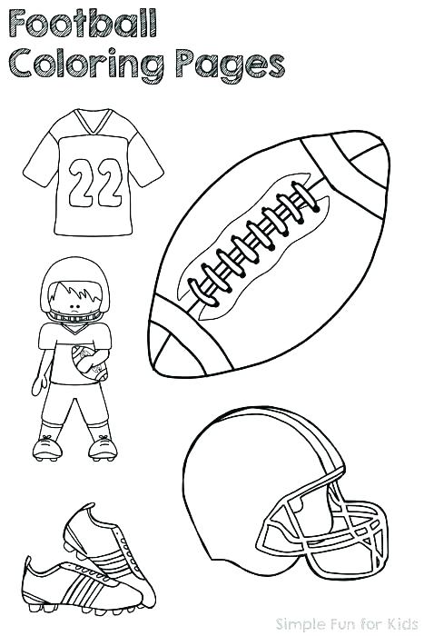 467x700 Football Field Coloring Pages