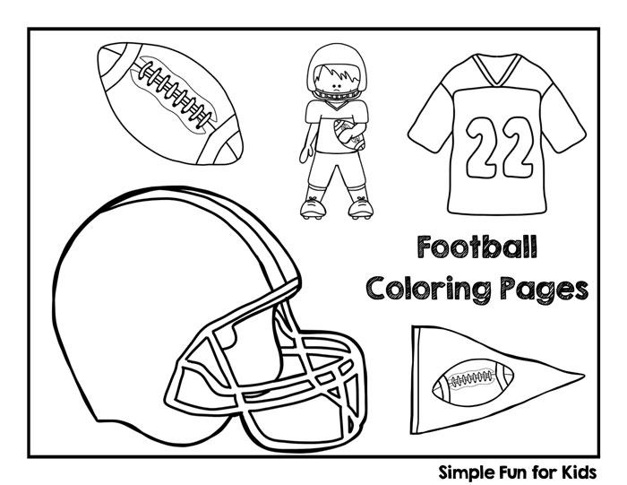 700x541 Football Coloring Pages