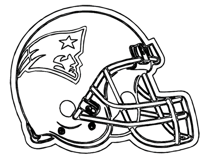 Football Helmet Coloring Pages