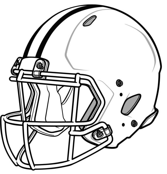 700x727 Smart Inspiration Football Helmets Coloring Pages Nfl Helmet