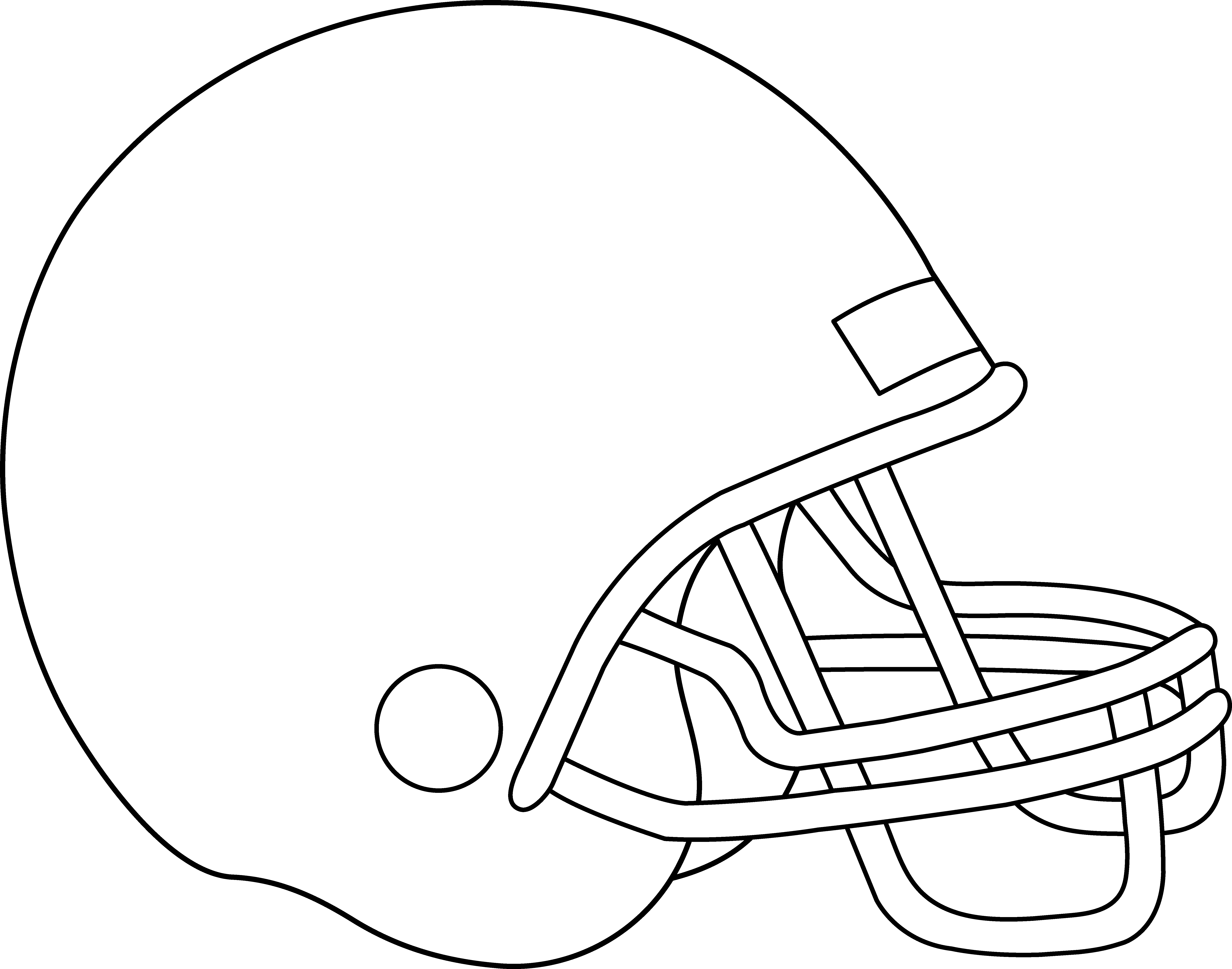 Football Helmet Coloring Pages To Print