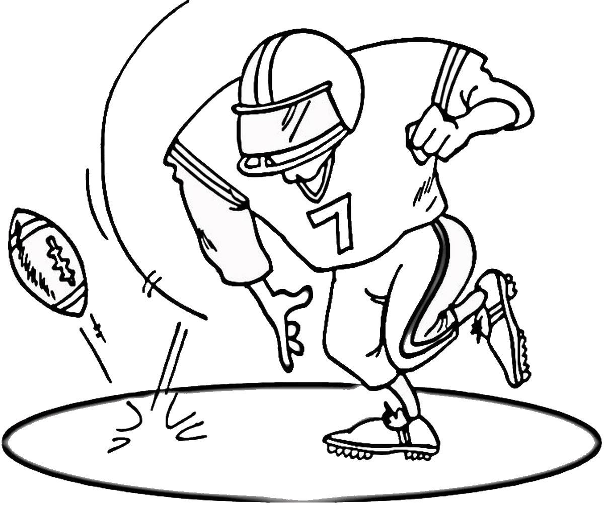 1200x1005 47 Football Coloring Pages Free, Football Coloring Pages Learn