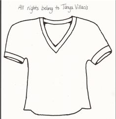 236x243 Football Jersey Pattern. Use The Printable Outline For Crafts