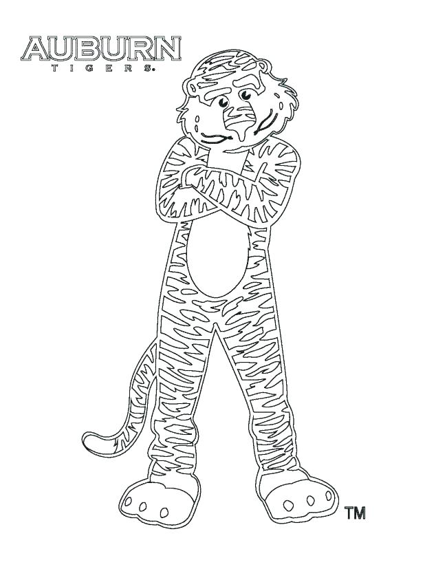618x824 Auburn Coloring Pages Football Jersey Coloring Pages Auburn