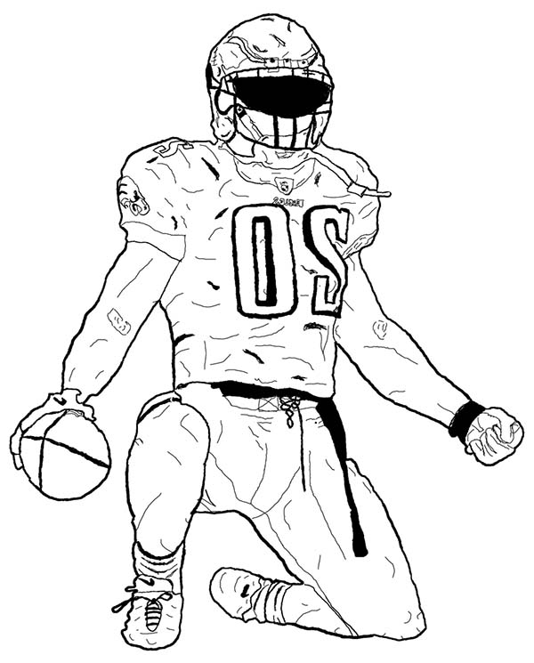 600x745 Pictures Of Football Players To Color Football Players Coloring