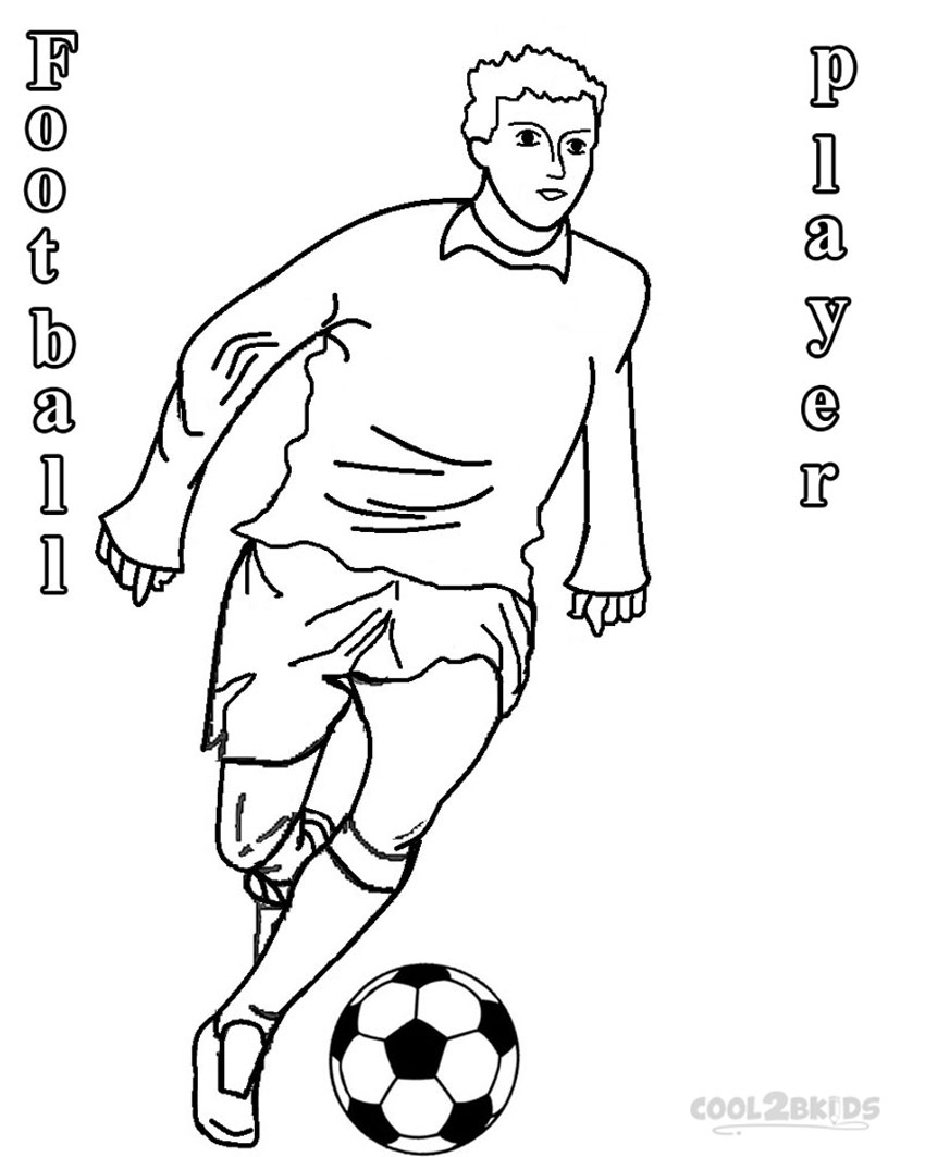850x1063 Printable Football Player Coloring Pages For Kids Cool2bkids