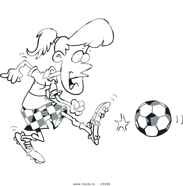 728x742 Football Field Coloring Pages Soccer Players Coloring Pages
