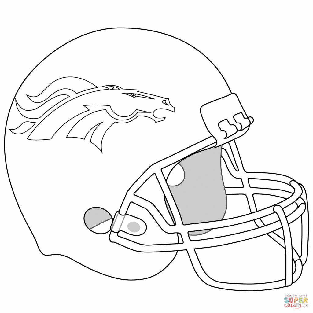 1024x1024 Broncos Coloring Pages