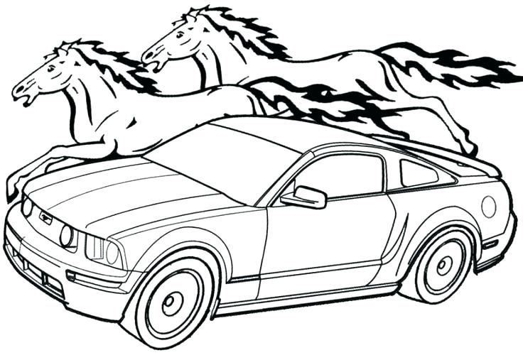 736x500 Ford Mustang Coloring Pages Mustang Coloring Pages Mustang