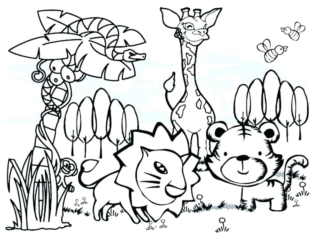 1020x768 Forest Animals Coloring Pages Circus Animals Coloring Pages