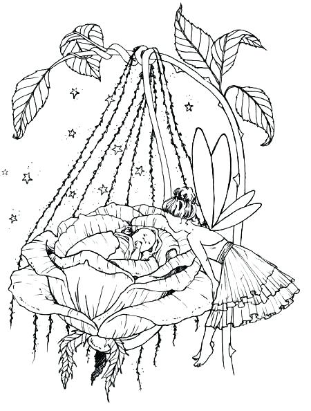 450x594 Color Alive Enchanted Forest Fairy Coloring Page Trial Tale Pages